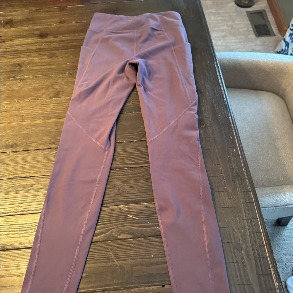 Athleta girl Purple High-Waisted Leggings